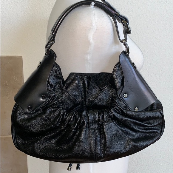 BURBERRY BLACK PRORSUM LARGE WARRIOR HOBO BAG - Picture 5 of 14